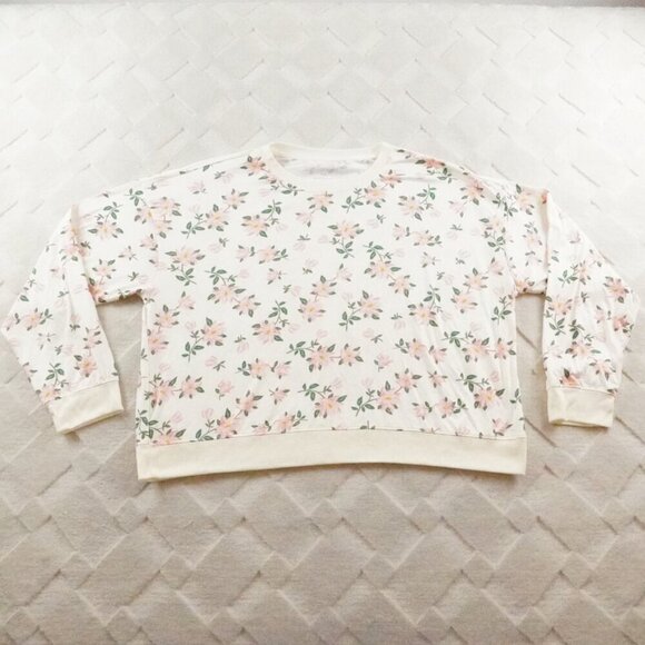 Draper James Sweatshirt Womens 2XL Pull Over Floral Print - Picture 1 of 10